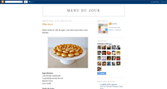Desktop Screenshot of menu-du-jour.blogspot.com