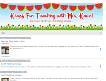 Tablet Screenshot of krazyfunteaching.blogspot.com