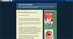 Desktop Screenshot of esaipolitiknurani.blogspot.com