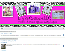 Tablet Screenshot of lillypiecreations.blogspot.com