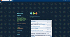 Desktop Screenshot of manzar2k10.blogspot.com