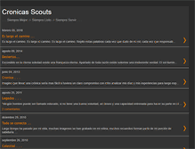Tablet Screenshot of cronicascout.blogspot.com