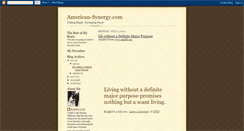 Desktop Screenshot of americansynergy.blogspot.com