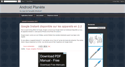 Desktop Screenshot of android-planete.blogspot.com