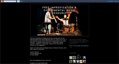 Desktop Screenshot of freeimprovisationexperimentalmusic.blogspot.com