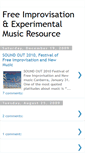 Mobile Screenshot of freeimprovisationexperimentalmusic.blogspot.com