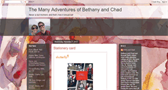 Desktop Screenshot of bethandchad.blogspot.com