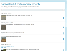 Tablet Screenshot of marjigallerycontemporaryprojects.blogspot.com