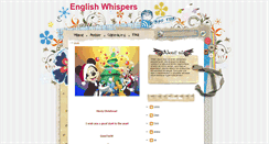 Desktop Screenshot of englishwhispers.blogspot.com