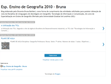 Tablet Screenshot of ensinogeo2010.blogspot.com