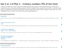 Tablet Screenshot of how2get-pick3or4-lotterynumbers.blogspot.com