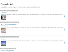 Tablet Screenshot of emeraldarts.blogspot.com