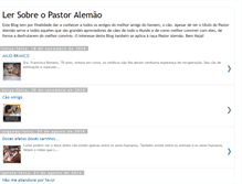 Tablet Screenshot of lersobreopastoralemao.blogspot.com