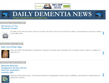 Tablet Screenshot of dementianewsroom.blogspot.com