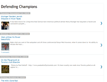 Tablet Screenshot of defendingchampions.blogspot.com