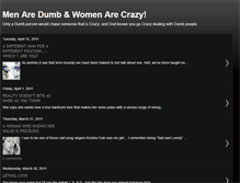 Tablet Screenshot of menaredumbwomenarecrazy.blogspot.com