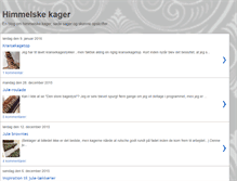 Tablet Screenshot of himmelske-kager.blogspot.com