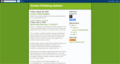 Desktop Screenshot of greenepublishingupdates.blogspot.com
