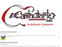 Tablet Screenshot of cantautarte.blogspot.com