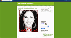 Desktop Screenshot of laspruebasdelosdelitos.blogspot.com