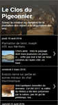 Mobile Screenshot of closdupigeonnier.blogspot.com