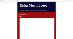 Desktop Screenshot of cdmunicipal2009.blogspot.com