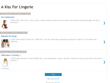 Tablet Screenshot of akissforlingerie.blogspot.com