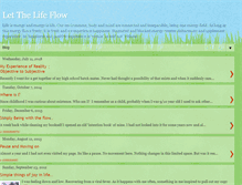 Tablet Screenshot of letthelifeflow.blogspot.com