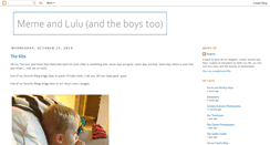 Desktop Screenshot of memeandlulu.blogspot.com