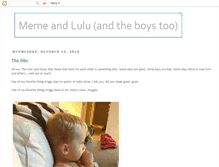 Tablet Screenshot of memeandlulu.blogspot.com