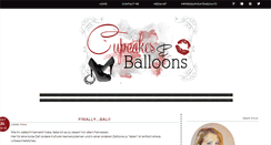 Desktop Screenshot of cupcakesandballoons.blogspot.com