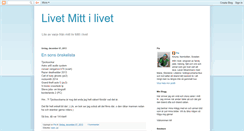 Desktop Screenshot of livetmittilivet.blogspot.com