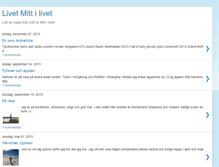 Tablet Screenshot of livetmittilivet.blogspot.com