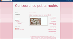 Desktop Screenshot of petitsroulespoireauxcamembert.blogspot.com