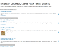 Tablet Screenshot of kofc9001dunn-nc.blogspot.com