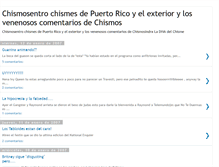Tablet Screenshot of chismosentro.blogspot.com