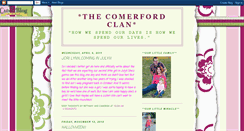 Desktop Screenshot of comerfordfam.blogspot.com