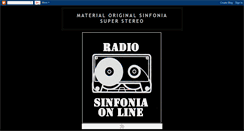 Desktop Screenshot of materialoriginalsinfoniasuperstereo.blogspot.com