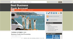 Desktop Screenshot of bestbusinessbankaccount.blogspot.com