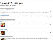 Tablet Screenshot of 5anggerikofficial.blogspot.com