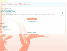 Tablet Screenshot of greencoffeebeanmaxreviewx.blogspot.com