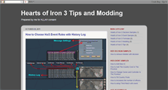 Desktop Screenshot of heartsofiron3tips.blogspot.com