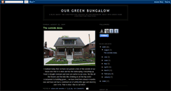 Desktop Screenshot of ourgreenbungalow.blogspot.com