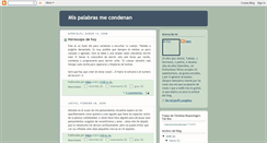Desktop Screenshot of mispalabrasmecondenan.blogspot.com