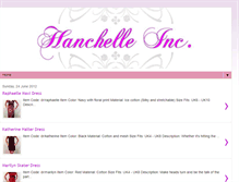 Tablet Screenshot of hanchelle.blogspot.com