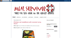 Desktop Screenshot of mealsurvivor.blogspot.com