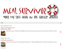 Tablet Screenshot of mealsurvivor.blogspot.com