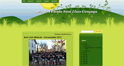 Desktop Screenshot of apadelescolasantlluis.blogspot.com