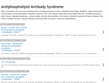 Tablet Screenshot of antiphospholipidantibodysyndrome.blogspot.com