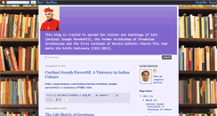 Desktop Screenshot of cardinalparekattil.blogspot.com